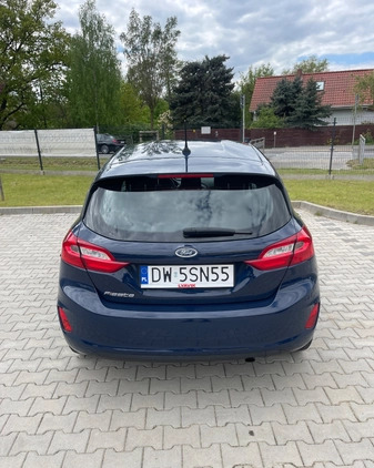 Ford Fiesta cena 42500 przebieg: 82000, rok produkcji 2018 z Wrocław małe 92
